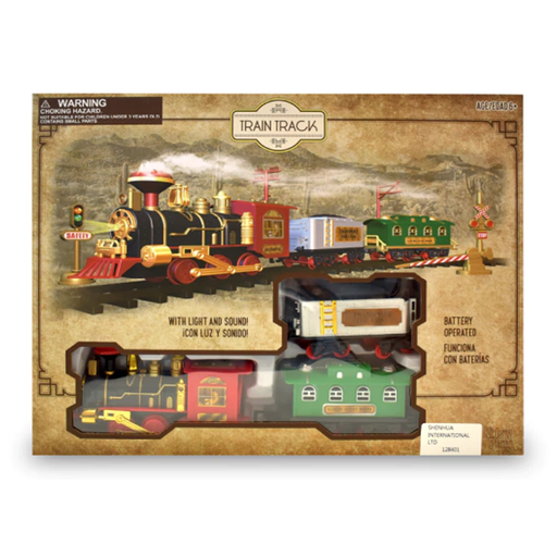 [15013062] PISTA TREN C/RIELES LUZ+SON 31.5X5.8X5.8 CM CAJ 4262/128401