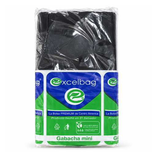 [15013080] BOLSA GAB MINI NEGRA 100 PZ