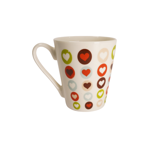 [15014170] TAZA CERA 12 OZ CONI RECTA DECO VALENTIN SURT GIGI 2741-2
