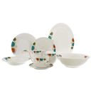 VAJILLA PORCE 45 PZAS BL/ANAR/VD ROYAL LINE MAYS 705-4525