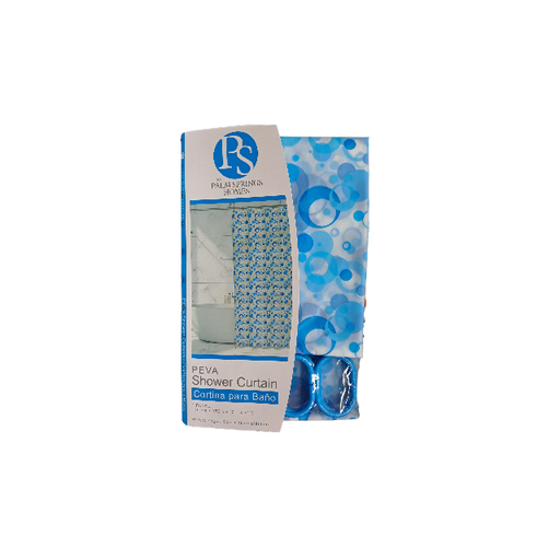 [15014291] CORTINA P/BAÑO PLAS 180X180 CM COL SURT PALM SPRINGS 711-1435813