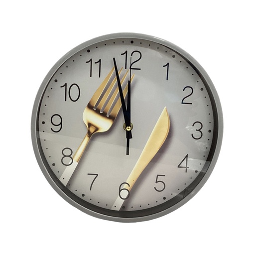[15014249] RELOJ PARED PLAS/VID 25 CM TIMES TOWER 602-39185