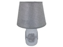 LAMPARA MESA 35 CM CERA/TELA BL/NG DECORE MAYS 604-01368A