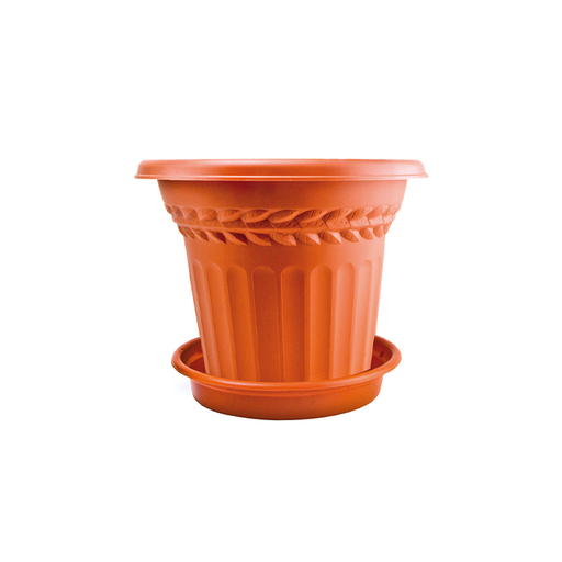 [15014524] MACETA PLAS GRECCA #8 C/BASE REYPLAST MCX049000