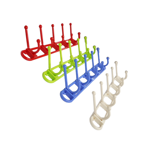 [15014527] PERCHERO/COLGADOR PLAS 5 GANCHOS REYPLAST PCX001000