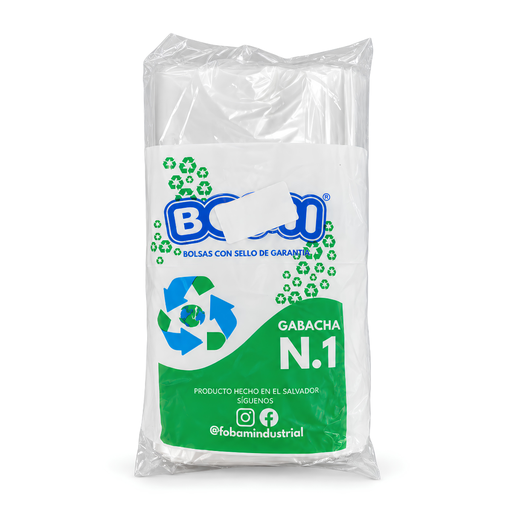 [15014539] BOLSA GAB #1 TRANSPARENTE 100 PZ