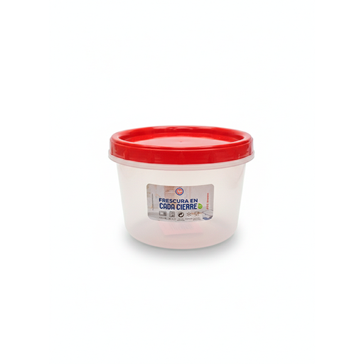 [15014626] CREMERA PLAS 1 LT TRANS C/T CEREZA TACOPLAST 32045