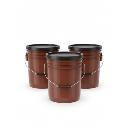 [16000058] 3 PZ CUBETA PLAS 5 GL C/T COLOR PROPLASA PPA00050