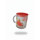 TAZA VID 345 ML C/T DECO FLORES 10240