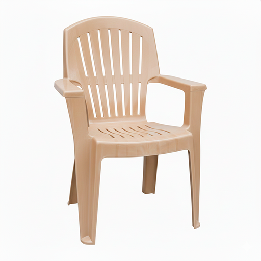 [15014817] SILLA PLAS KING C/B BEIGE MEGA