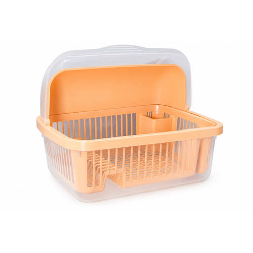 [15014834] ESCURRIDOR PLATOS PLAS C/T TRANS 56X43 CM DURAZNO MEGA 1212-TD00