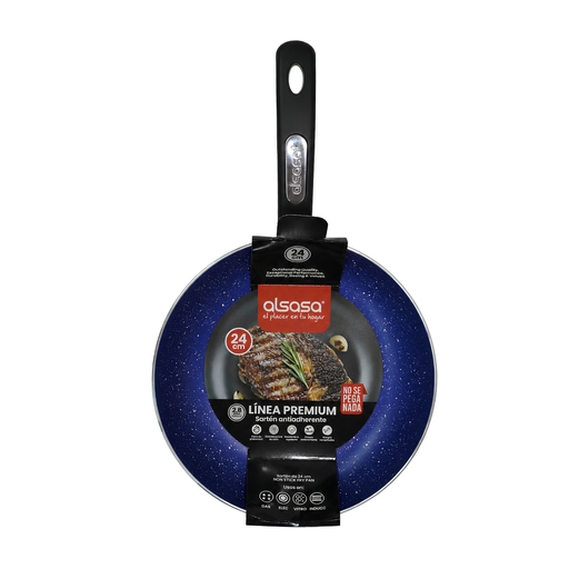 [15014899] SARTEN ANTIAD 24 CM 2.8 MM AZ PREM ALSASA CM-ANT0928024AZ