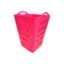 CESTA FLEX PLAS 80 LT P/ROPA C/AGARRADERA CALADA HEMICASA PN-8045-PL 