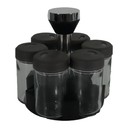 SET DISPENSADOR ESPECIAS GIRATORIO C/6 BOTES CAJ GIGI OT-020