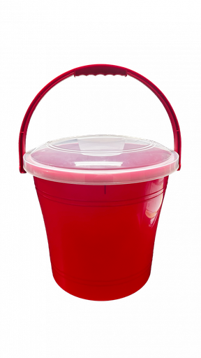 [15014932] CUBETA PLAS 16 LT C/T+ASA TRANS NAT SALVA 810360