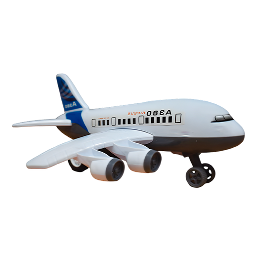 [15015055] AVION PLAS C/RUEDAS 36 CM APROX A380 BOL 6188-56