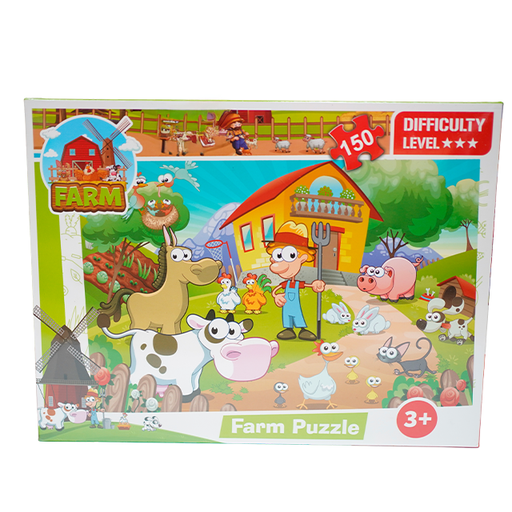 [15015124] ROMPECABEZA ANIMALES GRANJA 150 PZ CAJ CASAMAS 1556