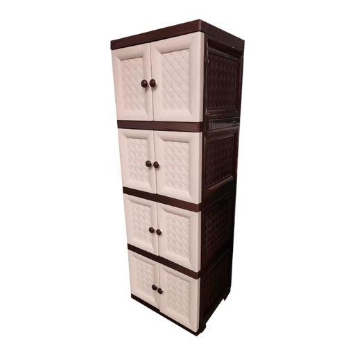 [15015223] ARMARIO PLAS PRACTICO 8 PUERTAS CF/BEIGE MEGA