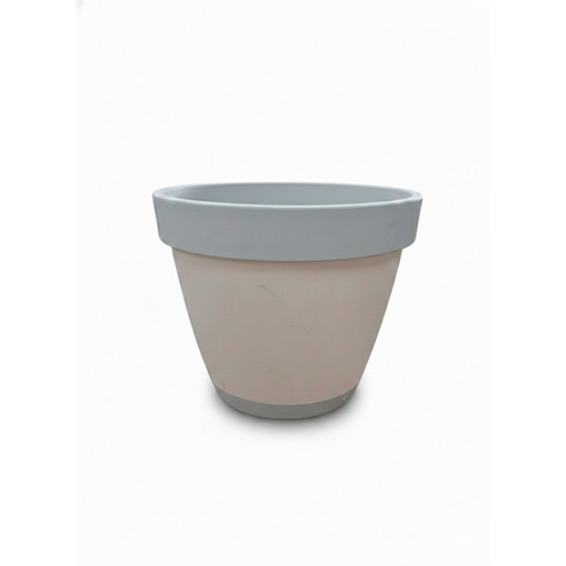 [15015233] MACETA PLAS DOBLE 44.5 CM #5 GRIS MEGA