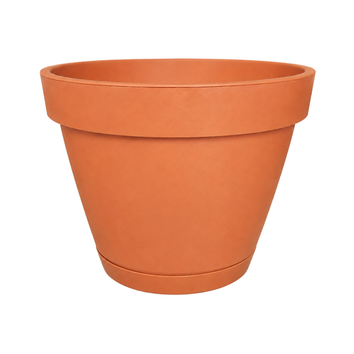 [15015240] MACETA PLAS DOBLE 28.5 CM #2 TERRACOTA MEGA