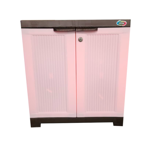 [15015248] GABINETE/MESA NOCHE PLAS 60X64X36 CM 2 PTAS C/LLAVE ROSA POWER PLANET MEGA