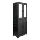 ARMARIO PLAS AURA 160x60x40 CM 4 PTAS 2 ESPEJO CF C/12 GAN SANCHIA
