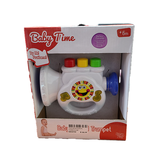[15015732] TROMPETA MUSICAL P/BEBE CAJ BABY TIME 079030/45309