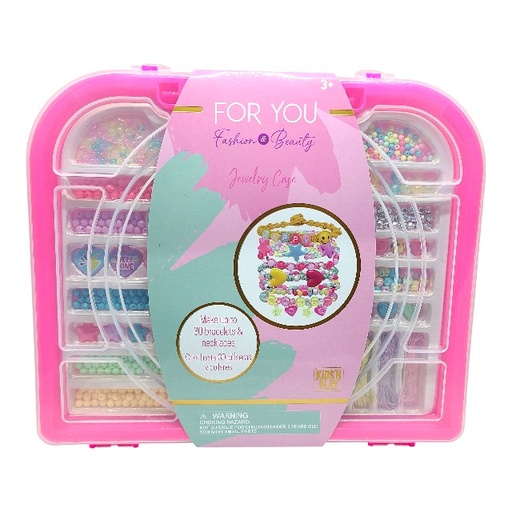 [15015746] SET BISUTERIA JOYERIA D/MODA 30 PZ CAJ PLAS KIDSN PLAY 151627/45303