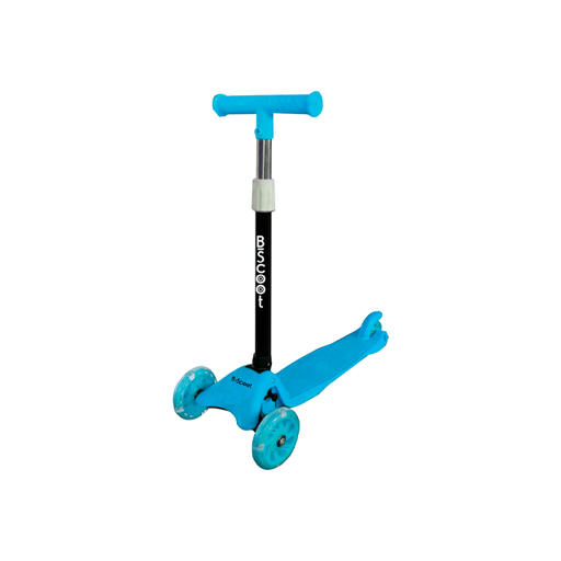 [15015750] SCOOTER PLEGABLE AJUST 3 RUEDAS C/LUZ CELESTE CAJ B-SCOOT CAJ BLSCOOT17/18/45627