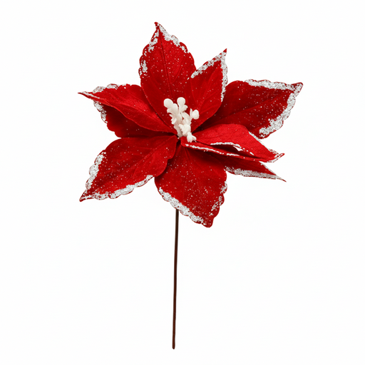 [15015775] PASCUA TELA NAVIDEÑA C/BL ORILLA 27 CM APROX BEIGE NEV UN X28373