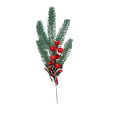 ADORNO NAV VARITA PINO NEV C/CEREZO 29 CM X21533