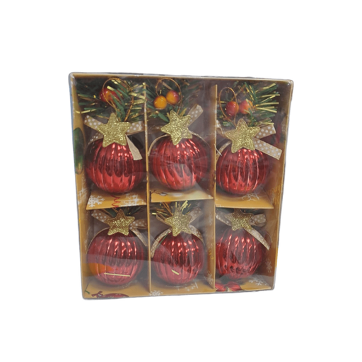 [15015792] SET 6 BOLITAS NAV C/ADORNO CAJA X28157