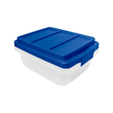 CAJA PLAS CLICK BOX SMALL 18.2X30.2X39.2 CM TRANS C/T AZ SANCHIA