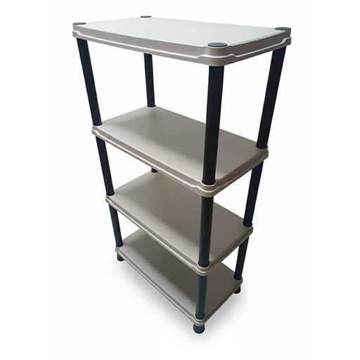[15015835] ESTANTE PLAS 4 NIV NEO RACK 135X71.5X38 CM BEIGE C/CF CAP 100KG SANCHIA