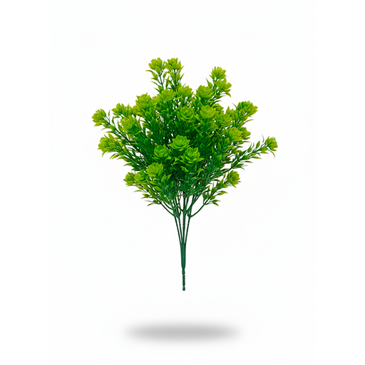 [15015870] RAMO HELECHO C/MINI FLOR PLAST 5 RAMAS 84521