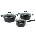 JUEGO 6 PZ 3 OLLAS MARMOLIZADAS 20/24/28 CM C/T VID ALSASA