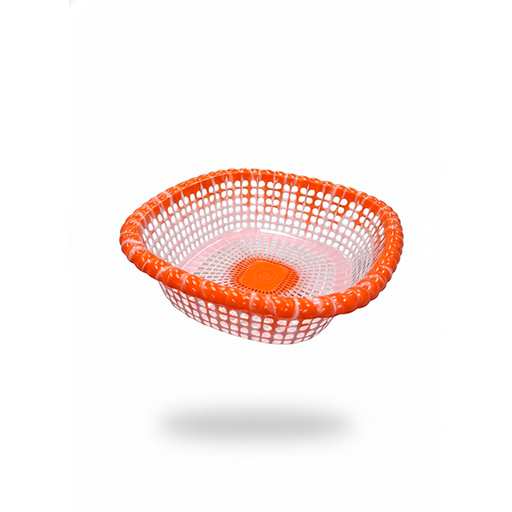 [16000222] DOCENA CANASTA PLAS RECTANGULAR DECO DORIS