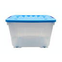 CAJA PLAS ALMACENAMIENTO 90 LT C/RUEDAS CEL TURQ MEGA 32759