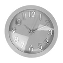 RELOJ PARED 25.5 CM RED GRIS CLA/GRIS OSC 602-05391