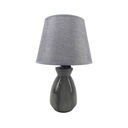 LAMPARA MESA 38 CM BASE T/FLORERO DECO GRIS 604-03289