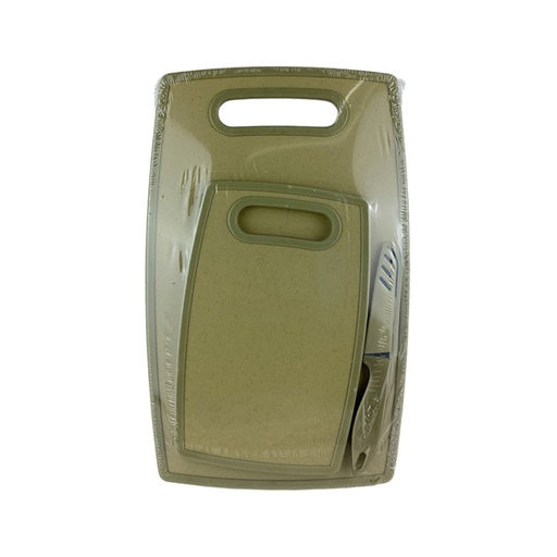 [15016081] SET 3 PZ TABLA P/PICAR GDE/PEQ+CUCHILLO VD OLIVO 723-05369