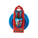 VAJILLA P/NIÑOS 5 PZ DECO MARIO BROS AZ/RJ 744-75200