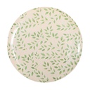 PLATO 11" RED BL DECO HOJAS VD 726-03546