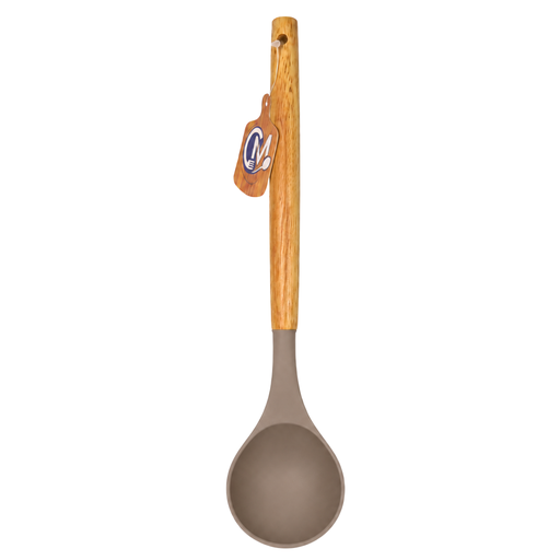 [15016567] CUCHARON SILICON/MAD 12" BEIGE JSE25-1