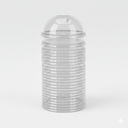 TAPA DESE DOMO P/VASO PET TIPO U 12/16 OZ TRANS 50 UN
