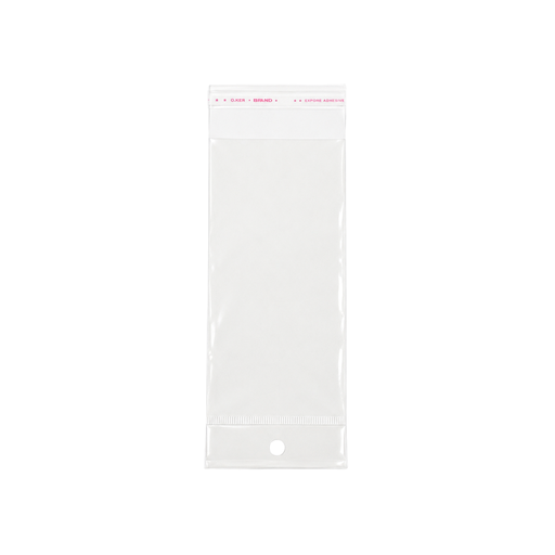 [15016740] BOLSA CELOFAN 7.5X20 CM C/CIERRE PAQ 100 UN