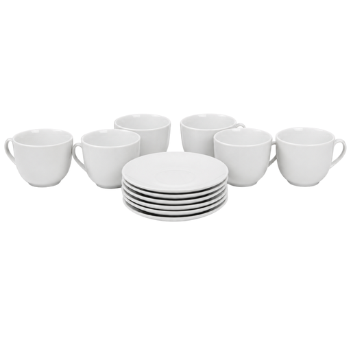[16000239] SET 6 TAZA C/PAILA REDON CERA 8 OZ BL MUK29791