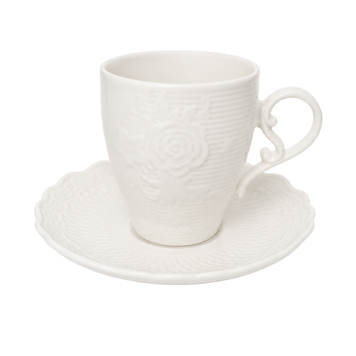 [15016801] TAZA C/PAILA  CERA 7 OZ BL K002-1