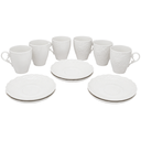 SET 6 TAZA C/PAILA  CERA 7 OZ BL 12 PZ CAJ K002-1