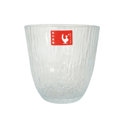 [15016824] VASO VID 11 OZ CORTO CONICO TEXTURA RAYADA GIGI Y6008